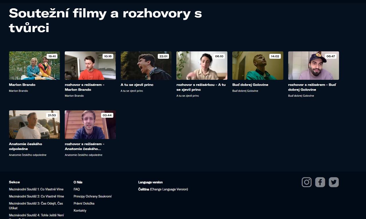 Na KVIFF.TV najdete i rozhovory s tvůrci